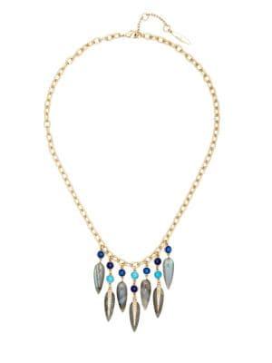 Sole Society Spring Waters Crystal Statement Necklace