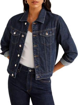 Mango Spread Collar Denim Jacket