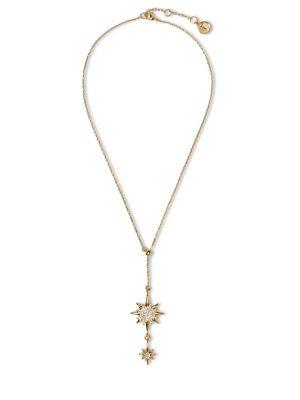 Vince Camuto Celestial Skies Crystal Starburst Lariat Necklace