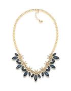 A.b.s. By Allen Schwartz Somewhere To Be Goldtone Floral Chain Necklace