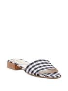 Louise Et Cie Aydia Gingham Print Slides