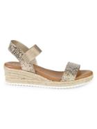 Anne Klein Cait Printed Espadrille Wedge Sandals