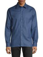 Hickey Freeman Printed Long-sleeve Shirt