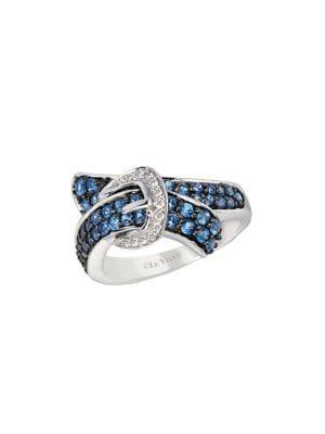 Le Vian Cornflower Ceylon Sapphire 14k White Gold Ring