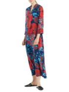 N Natori Belles Fleurs Poppy Caftan