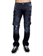 Cult Of Individuality Rebel Cargo-stretch Jeans