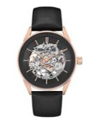 Kenneth Cole Automatic Leather-strap Watch