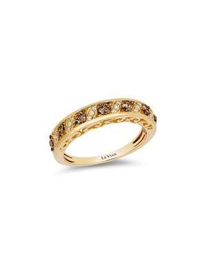 Le Vian Red Carpet Vanilla Diamonds, Chocolate Diamonds And 14k Honey Gold Ring