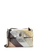 Kurt Geiger London Mini Kensington Metallic Leather Crossbody