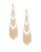 Design Lab Lord & Taylor Tiered Fringe Drop Earrings