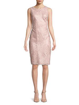 Vince Camuto Sequined Sheath Dress