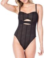 Kenneth Cole New York Off-the-grid Bandeau Mio One-piece Swimsuit