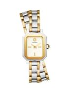 Tory Burch Robinson Two-tone Stainless Steel Double-wrap Bracelet Watch