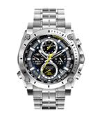 Bulova Men's Precisionist Stainless Steel Watch- 96b175