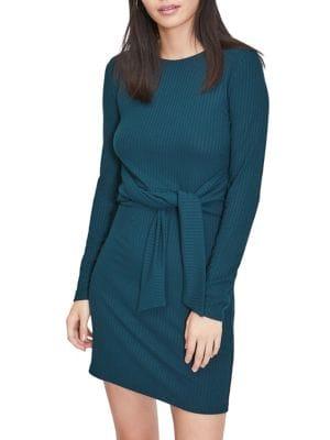 Miss Selfridge Long-sleeve Knot Sheath Dress