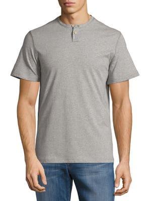 Surfsidesupply Short-sleeve Cotton Henley