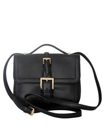 Isaac Mizrahi New York Lucille Leather Crossbody Bag