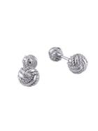Sonatina Sterling Silver Knot Cufflinks