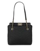 Karl Lagerfeld Paris Agyness Faux Leather Tote