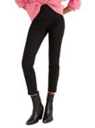 Mango Slim-fit High Waist Trousers