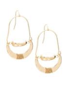 Design Lab 2-pair Goldtone Faux-pearl Drop Earrings