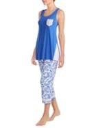 Ellen Tracy Lace Swing Tank Top