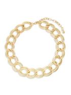 Design Lab Chainlink Goldtone Choker Necklace