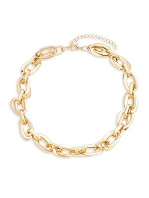 Design Lab Assorted Goldtone Oval Chainlink Necklace