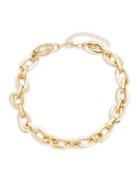 Design Lab Assorted Goldtone Oval Chainlink Necklace