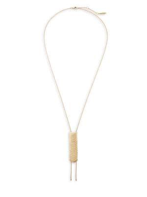 Sole Society Worn Goldtone Y-necklace