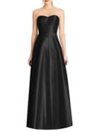Alfred Sung Sweetheart Neckline Floor-length Dress