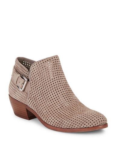 Sam Edelman Paula Perforated Suede Ankle Boots