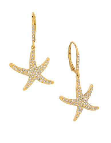 Morris & David Diamonds And 14k Yellow Gold Star Earrings