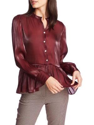1.state Button-front Blouse