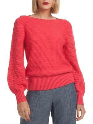Trina Turk Jazzy Textured Wool Sweater