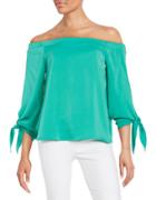 Design Lab Lord & Taylor Cold-shoulder Top