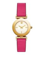Tory Burch Sawyer Twist Goldtone And Multi-color Leather Watch Set