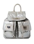 Steve Madden Quilted Flap Backpack