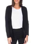 B Collection By Bobeau Solid Open-front Cardigan