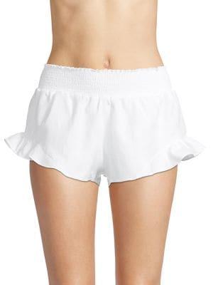 Peixoto Jane Ruffle Swim Shorts