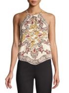 Free People Sofia Floral Halter Top