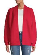 Dorothy Perkins Open Front Split Long-sleeve Sweater