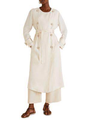 Mango Double Breasted Trenchcoat