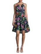 Taylor Floral Fit-&-flare Cotton Sun Dress