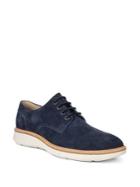 Ecco Aurora Hybrid Tie Suede Dress Shoes
