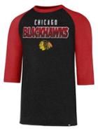 47 Brand Chicago Blackhawks Nhl Club Raglan Tee
