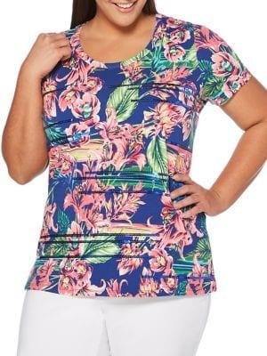 Rafaella Plus Paradise Island Top