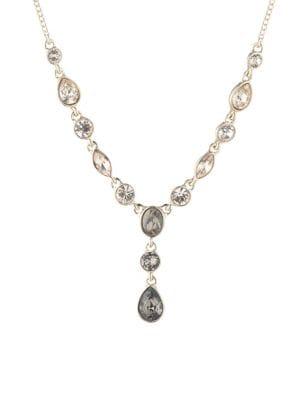 Givenchy Swarovski Crystal And Cubic Zirconia Pendant Necklace