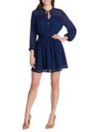 Kensie Dresses Three-quarter Sleeve Fit-&-flare Dress