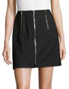 French Connection Zip-front A-line Skirt